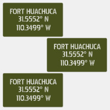 Fort Huachuca Latitud Longitud Impermeable