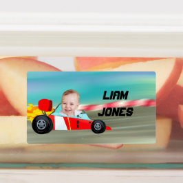 Etiquetas foto de personalizado de coche de carreras