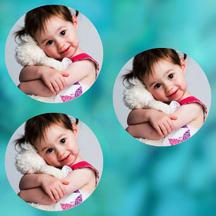 Etiquetas Foto del niño, novio, cónyuge, madre o Mascota