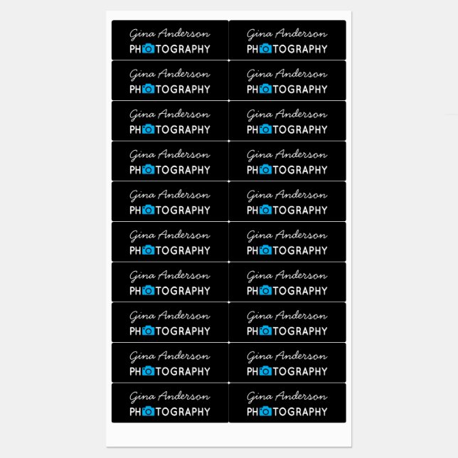 Etiquetas Fotografía (Hoja)