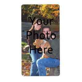 Etiquetas fotográficas de personalizado