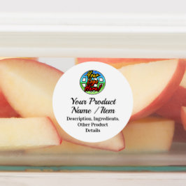 Etiquetas Frasco de aceite esencial/hecho a mano de ingredie