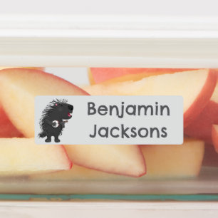 Etiquetas Funny porcupine jugando banjo personalizado person