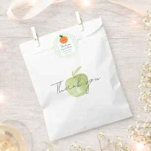 Etiquetas Gracias por las rayas verdes de Bonito pastel cump