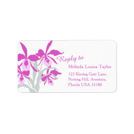 Etiquetas gráficas estilizadas de la dirección de 