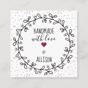 Etiquetas Hang De Dos Bandas Hechas A Mano Con Art