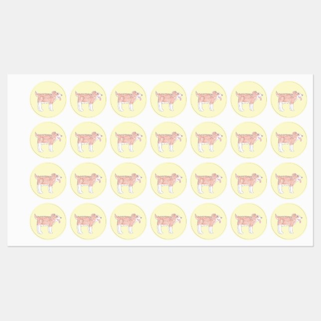 Etiquetas Happy Dog Clothing Labels (Hoja)