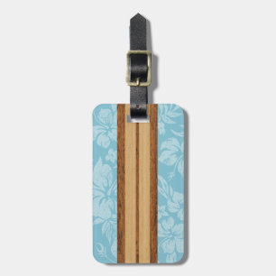 Etiquetas hawaianas del equipaje de la playa de la