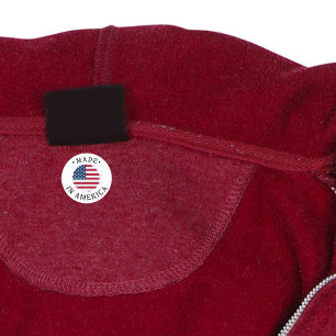 Etiquetas Hecha En Estados Unidos Colorida Bandera De Estado