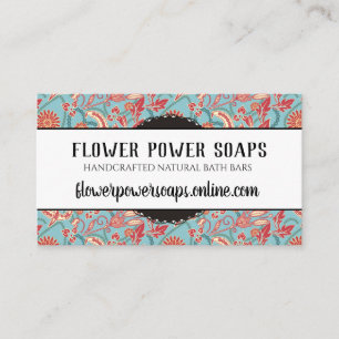 Etiquetas hechas a mano florales del olor del baño