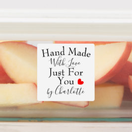 Etiquetas Hecho a mano con amor sólo para ti