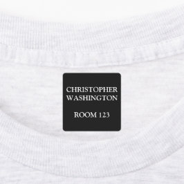 Etiquetas Hogar Residencial Personalizado Plancha En Ropa