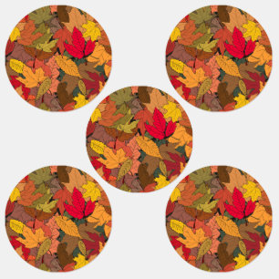 Etiquetas Hojas de otoño coloridas