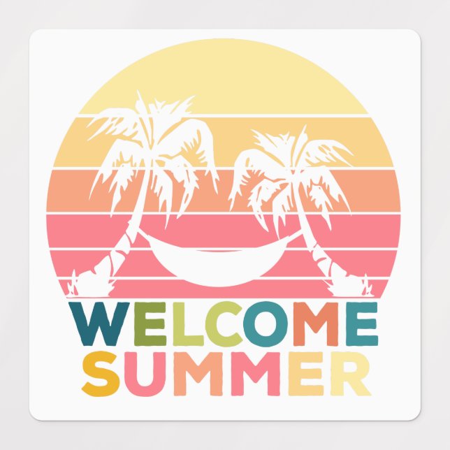 ETIQUETAS HOLA VERANO. (Diseño 1)