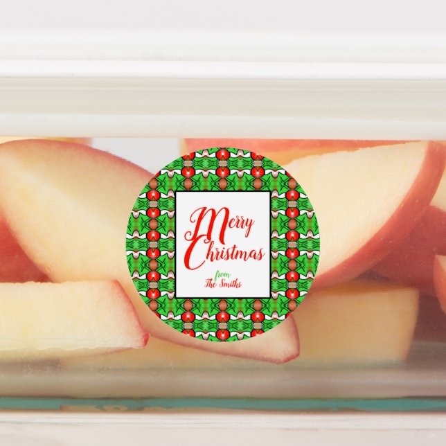 Etiquetas Holly Navidades (Fijada)