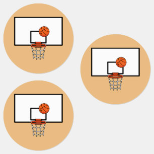 Etiquetas Hoop de baloncesto
