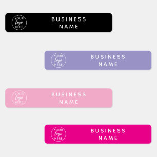 Etiquetas Identidad Empresarial Personalizada de Marca Moder