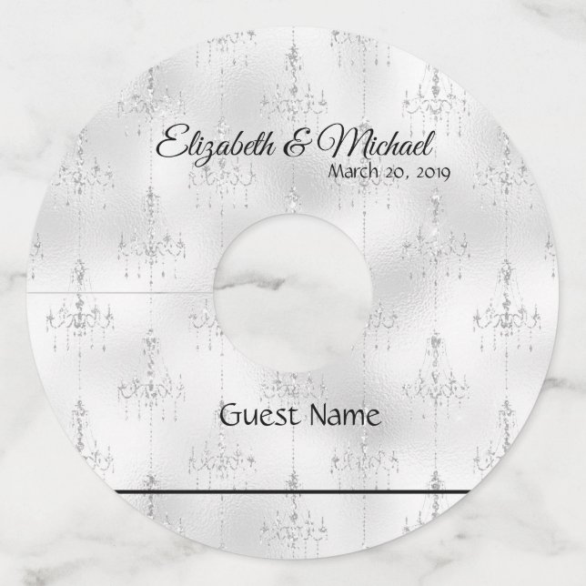 Etiquetas Identificadoras de Copas de Vino para Ca (Anverso)