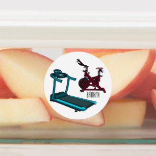 Etiquetas Ilustracion de personalizado de bicicletas de hila