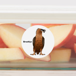 Etiquetas Ilustracion de personalizado de buitre con barba