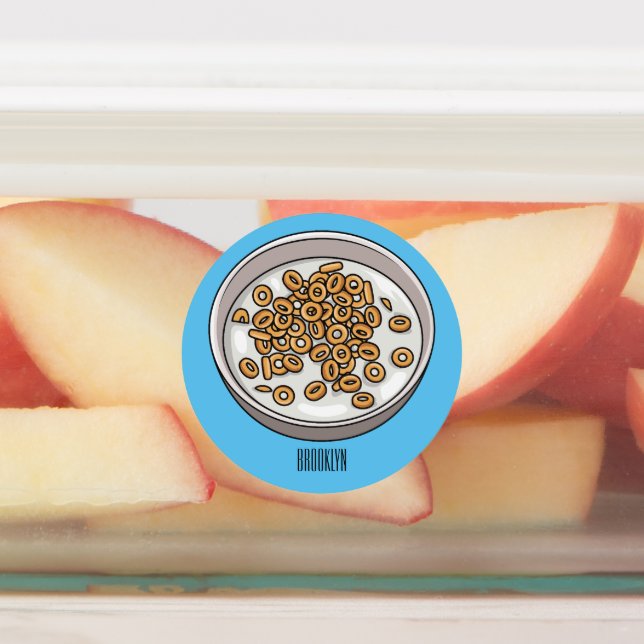 Etiquetas Ilustracion de personalizado de cereales (Fijada)