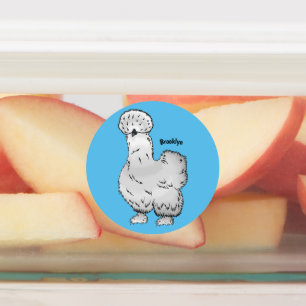 Etiquetas Ilustracion de personalizado de pollo de Silkie