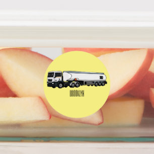 Etiquetas Ilustracion del personalizado de transporte de com