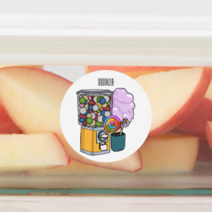 Etiquetas Ilustracion personalizado Candy