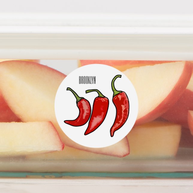 Etiquetas Ilustracion personalizado Chili (Fijada)