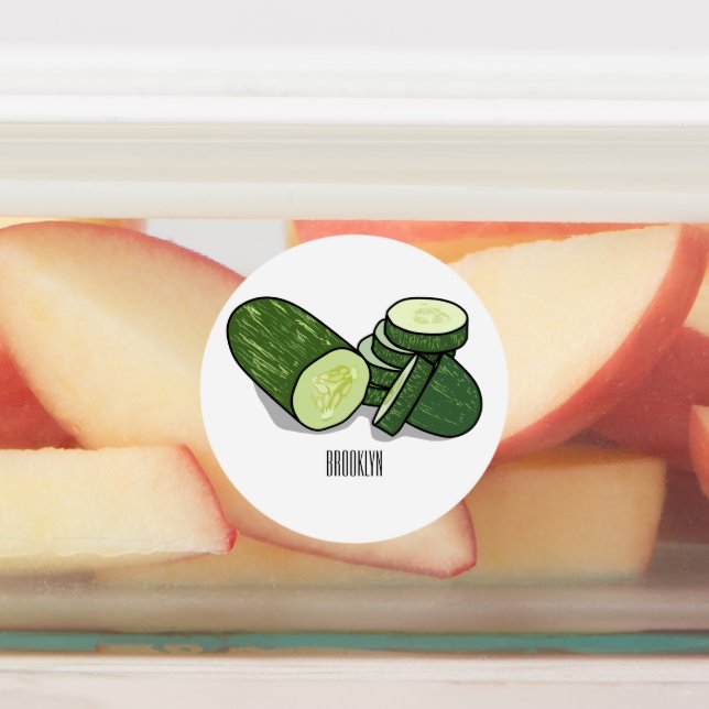 Etiquetas Ilustracion personalizado Cucumber (Fijada)