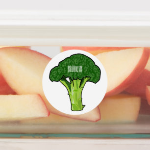 Etiquetas Ilustracion personalizado de Broccoli