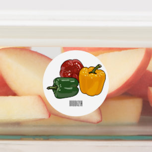 Etiquetas Ilustracion personalizado de Capsicum