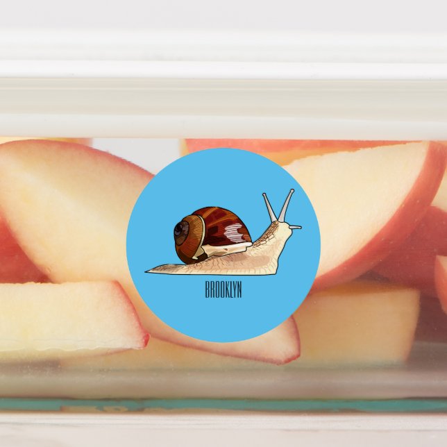 Etiquetas Ilustracion personalizado de caracoles (Fijada)