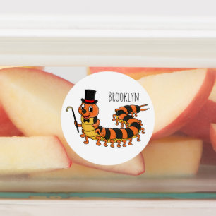 Etiquetas Ilustracion personalizado de centipede gracioso