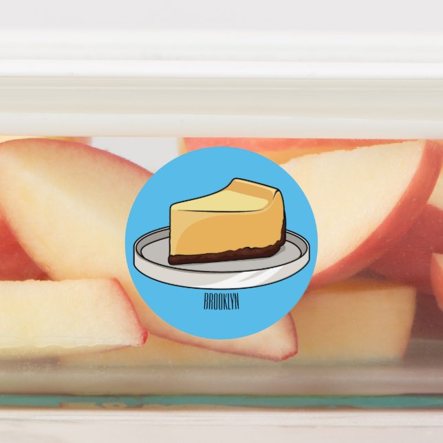 Etiquetas Ilustracion personalizado de Cheesecake (Fijada)