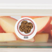 Ilustracion personalizado de galletas de chocolate