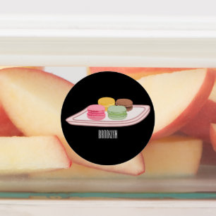 Etiquetas Ilustracion personalizado de Macaron