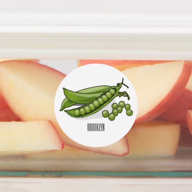 Etiquetas Ilustracion personalizado de Pea (Fijada)