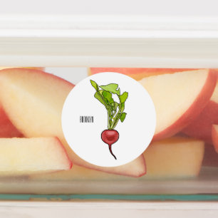 Etiquetas Ilustracion personalizado de Radish