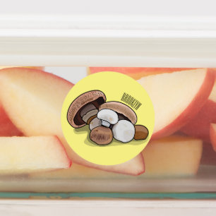 Etiquetas Ilustracion personalizado hongo