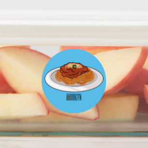 Etiquetas Ilustracion personalizado Spaghetti