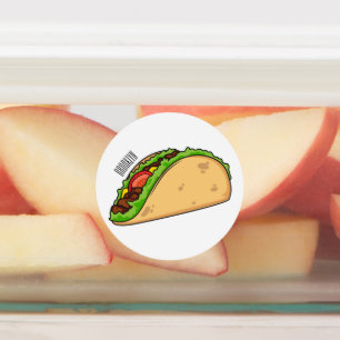 Etiquetas Ilustracion personalizado Taco