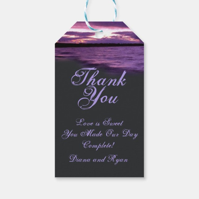 Etiquetas Imperial Sunset Gracias (Reverso)