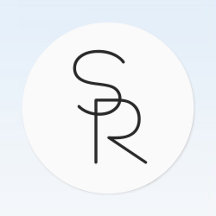 Iniciales superpuestas de aspecto moderno