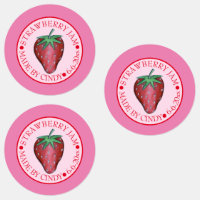 Jam Jelly de fresa casera recubierta por