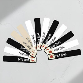 Etiquetas Japan Art Deco Flag | Custom Waterproof Name Label