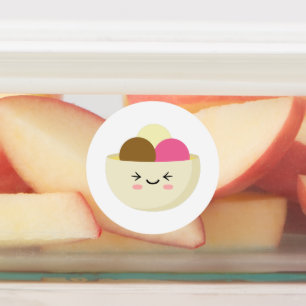 Etiquetas Kawaii Ice Cream