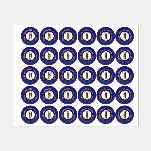 Etiquetas Kentucky (Hoja)