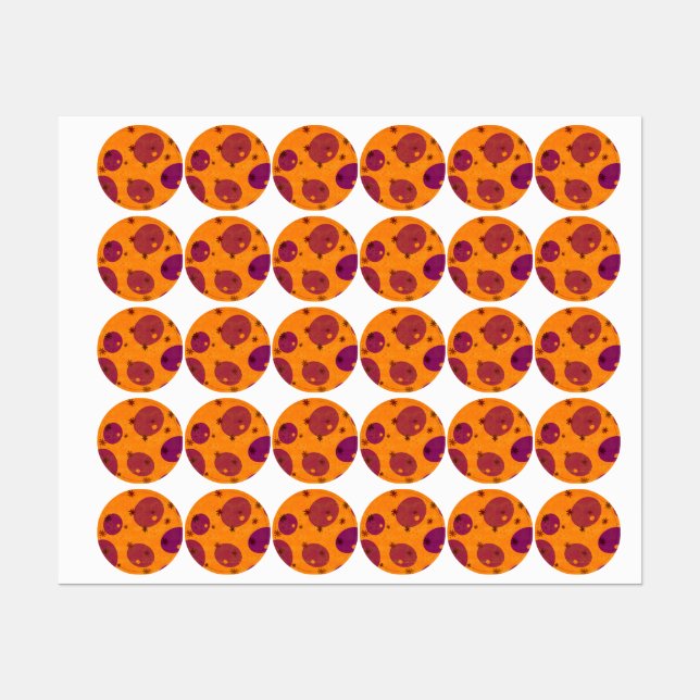 Etiquetas La alegre jelly-f judía de Hanukkah de SlipperyJoe (Hoja)