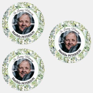 Etiquetas La vegetación del jardín deja Funeral Adhesivo/imp